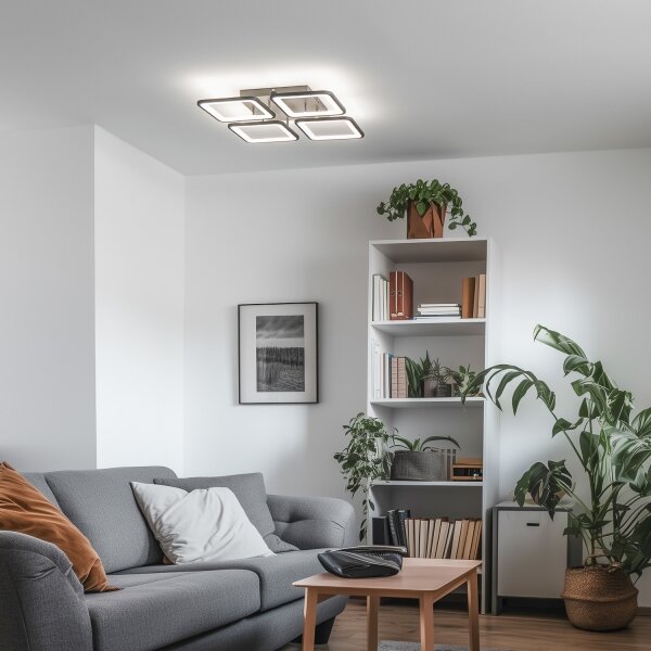 Brilagi - LED Stmívatelný přisazený lustr SQUARED LED/85W/230V 3000-6500K + DO