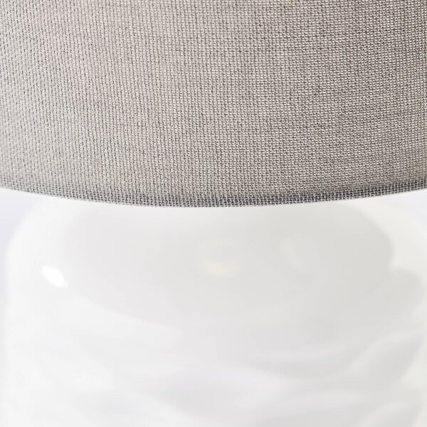 Brilliant - Stolní lampa ILYSA 1xE14/40W/230V bílá/šedá