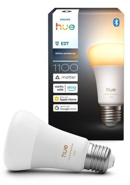 LED Stmívatelná žárovka Philips Hue WHITE AMBIANCE E27/8,1W/230V 1000-20000K
