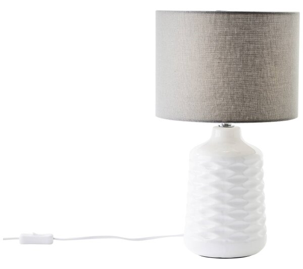 Brilliant - Stolní lampa ILYSA 1xE14/40W/230V bílá/šedá