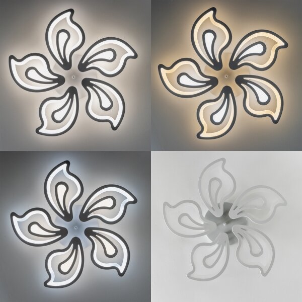 Brilagi - LED Stmívatelný přisazený lustr TWIST LED/125W/230V 3000-6500K + DO
