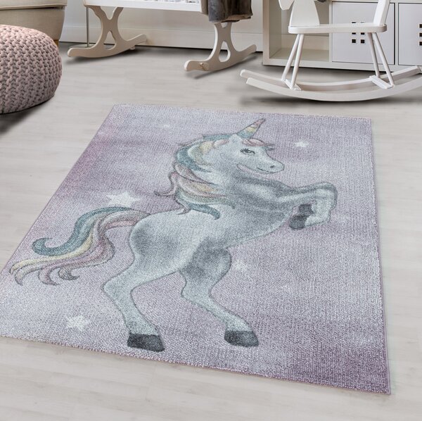 Ayyildiz Dětský kusový koberec Funny 2102 violet - 80x150 cm