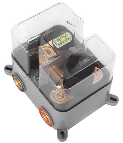REA-P8551 - Sprchová sada s termostat. podom. baterií LUNGO broušená zlatá