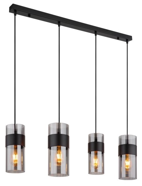Globo 15718-4 - Lustr na lanku SCARFINA 4xE27/60W/230V
