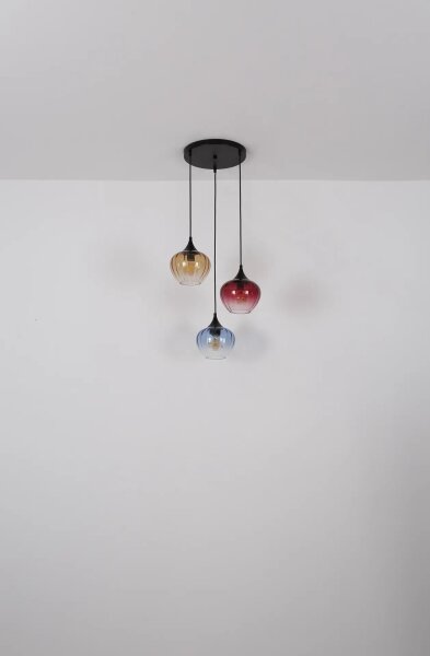 Globo 15748-3HR - Lustr na lanku SANDER 3xE27/60W/230V