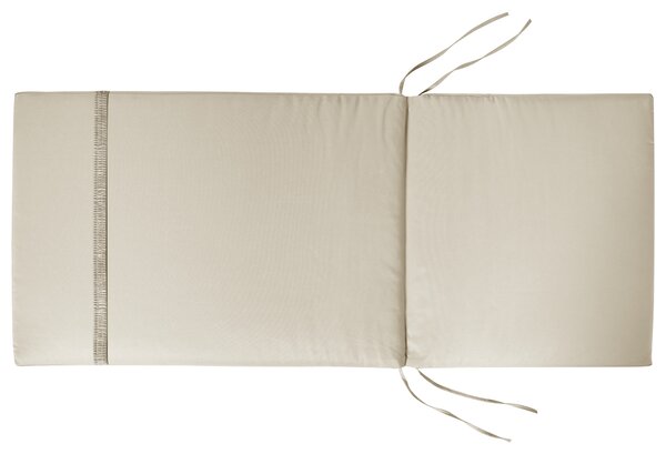 Sada 6 polstrů na opěradlo/sedadlo JAVA/AMANTEA PREMIUM 50 x 71 cm Taupe