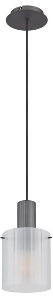 Globo 15904HF - Lustr na lanku TULIVAR 1xE27/40W/230V pr. 18 cm bílá