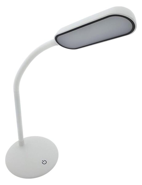 LED Stmívatelná dotyková flexibilní stolní lampa LED/6W/5V USB 1200 mAh bílá
