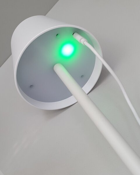 LED Stmívatelná dotyková stolní lampa LED/5W/5V USB 1200 mAh bílá