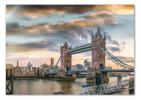 Foto obraz skleněný svislý Tower bridge Londýn pl-osh-100x70-f-113885431