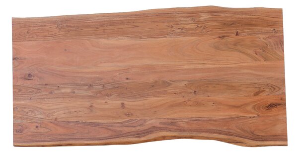 JÍDELNÍ STŮL, akácie, přírodní barvy, černá, 140/80/76 cm Livetastic - Jídelní stoly