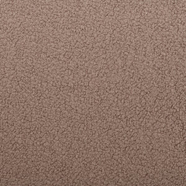 Postel Buklé MELLE 140 x 200 cm Hnědá