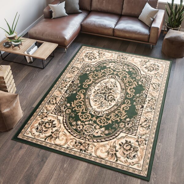 Makro Abra Klasický kusový koberec ATLAS F739A zelený Rozměr: 160x230 cm