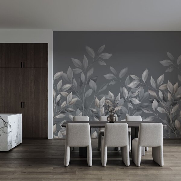 Fototapeta - Elegantní listy na jemném pozadí, Přírodní fototapety, Populární fototapety - Tapeko.co.cz
