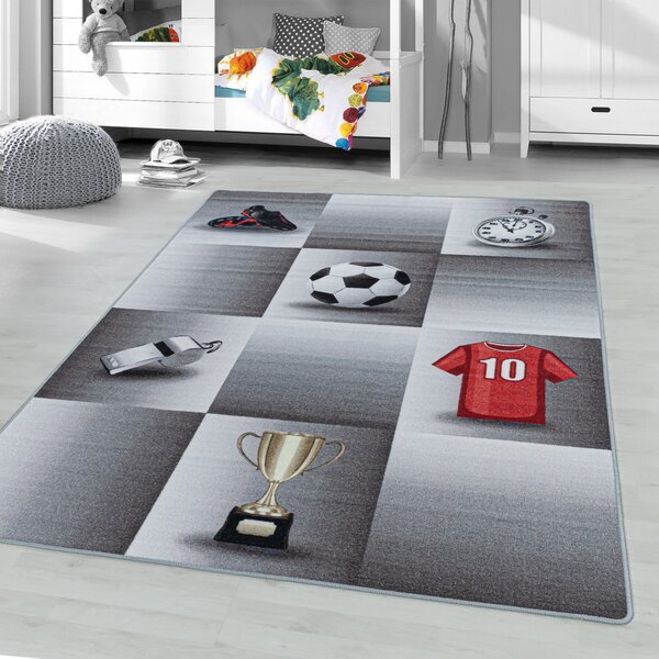 Ayyildiz Dětský kusový koberec Play 2906 grey - 140x200 cm