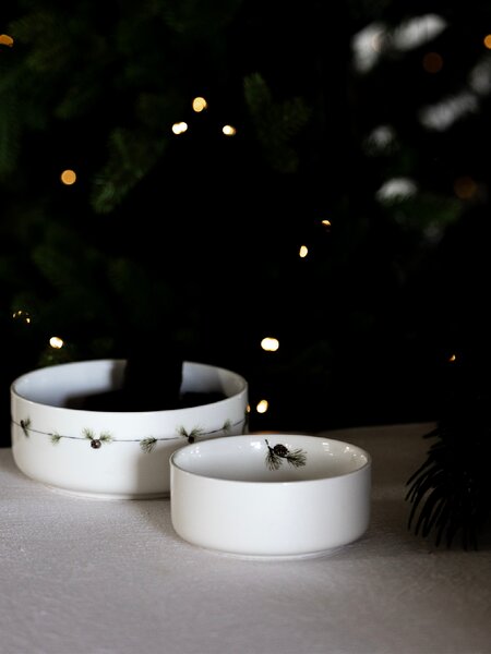 Sögne Home Porcelánová miska Pine Twig - 14 cm SGH112