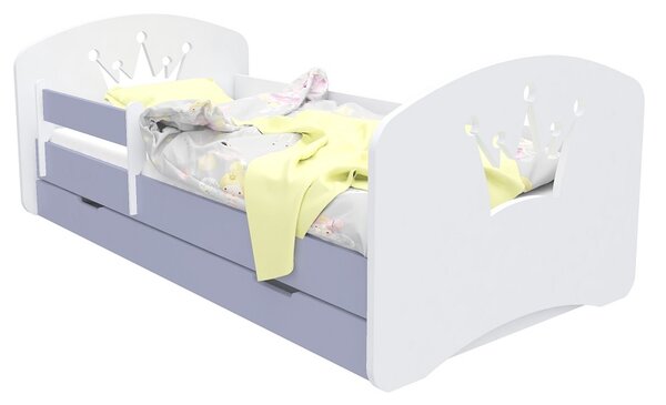 Happy Babies Dětská postel Happy Design - korunka Velikost spací plochy: 160x80, Barva: modrá