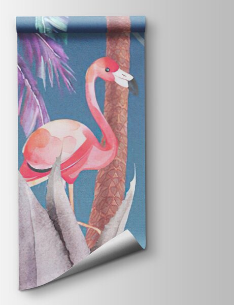 Fototapeta Žirafa a zebra v džungli, Lesní fototapety, Populární fototapety - Tapeko.co.cz