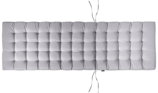 Polstr na zahradní lehátko CESANA PREMIUM 192 x 56 cm Světle šedá