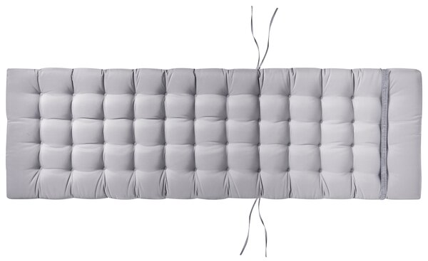 Polstr na zahradní lehátko CESANA PREMIUM 192 x 56 cm Světle šedá
