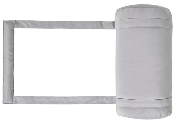 Polstr na zahradní lehátko CESANA PREMIUM 192 x 56 cm Světle šedá