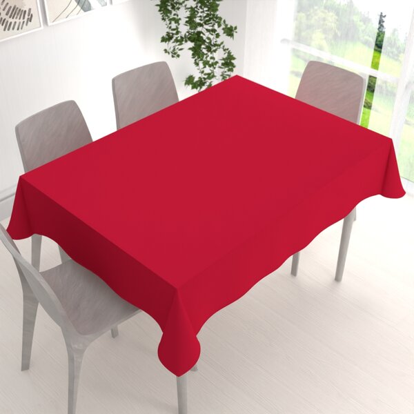 Biante Dekorační obdélníkový ubrus Rongo RG-060 Červený 50x100 cm