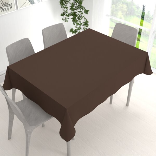 Biante Dekorační obdélníkový ubrus Rongo RG-051 Hnědý 50x100 cm
