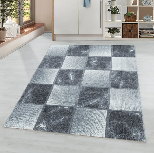 Ayyildiz, Kusový koberec Ottawa 4201 grey, 140x200, šedá, chodba / předsíň