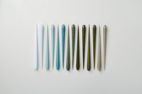 Svíčka Taper 32 cm – 69 Artichoke – set 2 ks