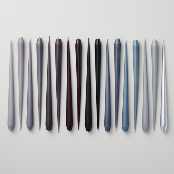 Svíčka Taper 32 cm – 42 Muted Mauve – set 2 ks