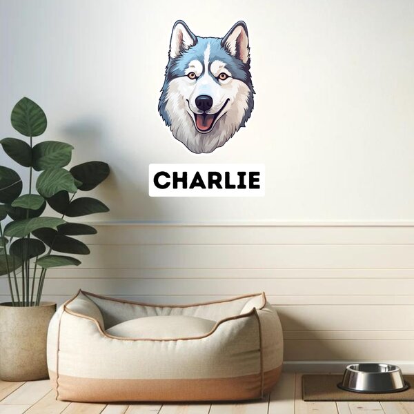 PIPPER. Nálepka Husky Velikost: 60cm