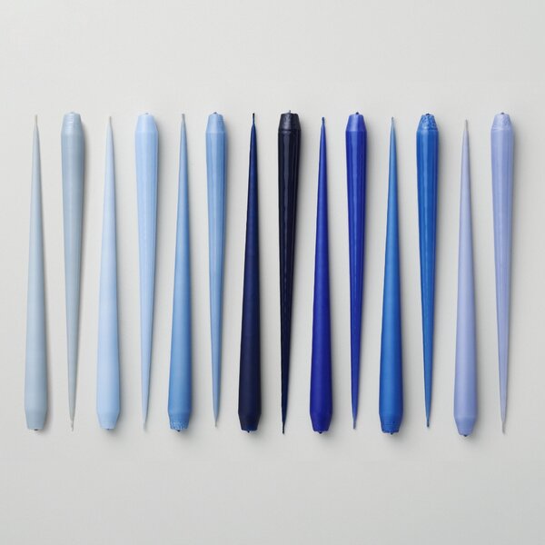 Svíčka Taper 32 cm – 48 Cornflower – set 2 ks