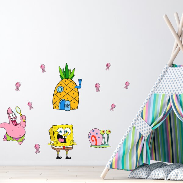 Samolepka na zeď "SpongeBob"