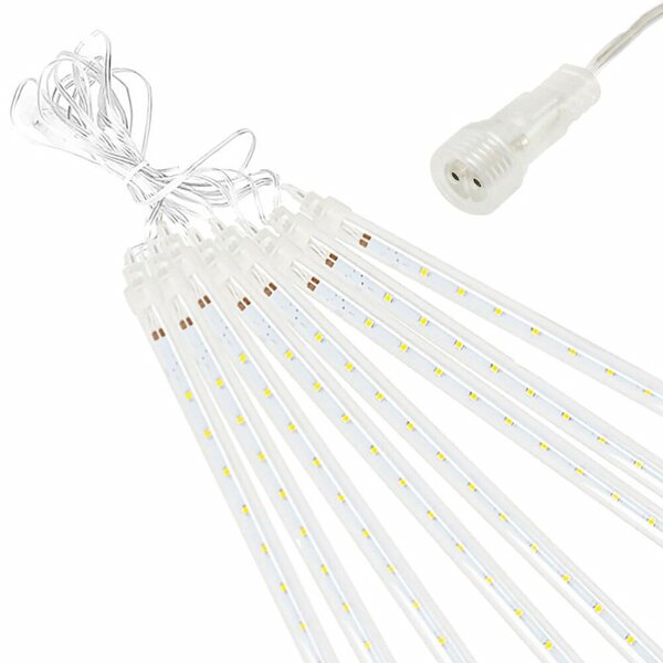 LED rampouchy 8ks - 7,2m, 288LED, IP44, studená bílá