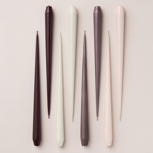 Svíčka Taper 32 cm – 51 Rosewater – set 2 ks