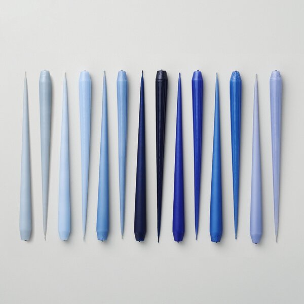 Svíčka Taper 32 cm – 59 Sky Blue – set 2 ks