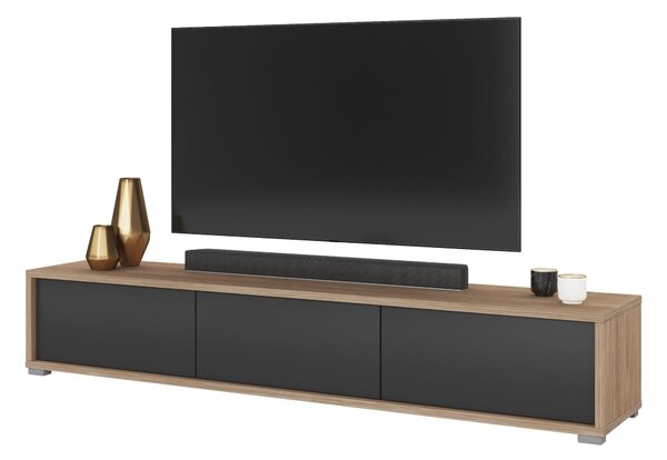 TV stolek Fiora 38 (dub olejovaný + antracit). Akce -14%
