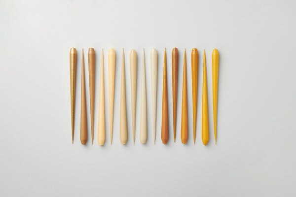Svíčka Taper 32 cm – 90 Gold Metallic – set 2 ks