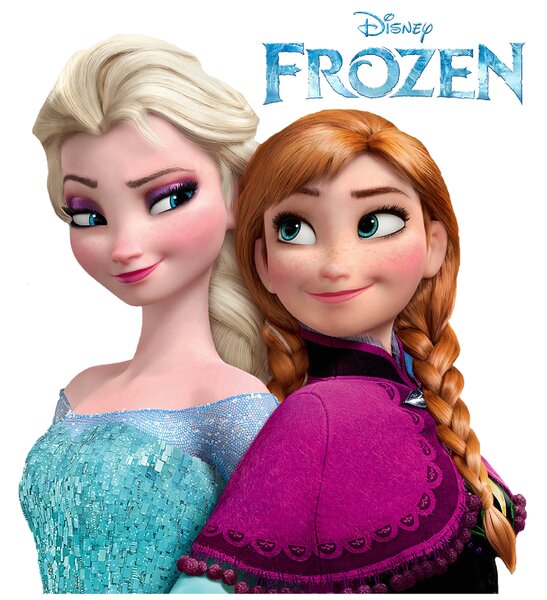 Samolepka na zeď "Frozen 3" 60x70cm