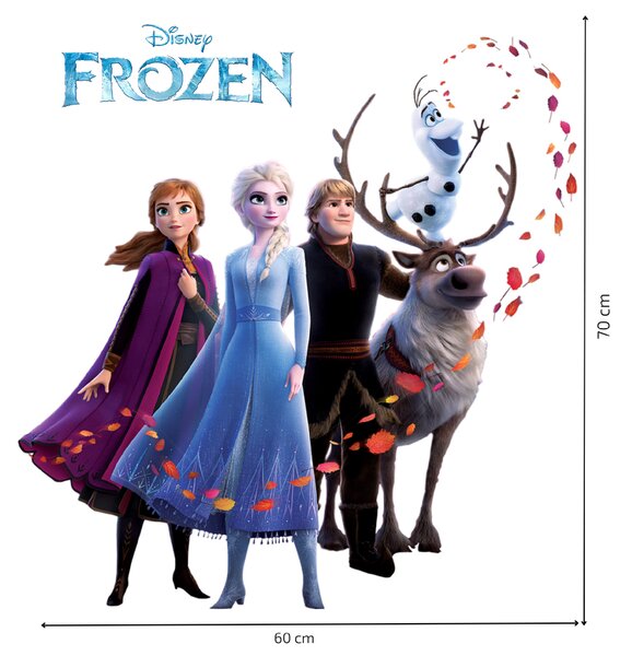 Samolepka na zeď "Frozen 2" 60x70cm