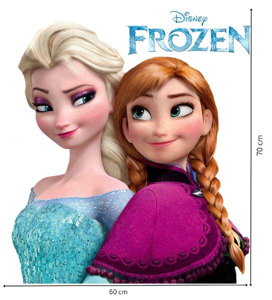 Samolepka na zeď "Frozen 3" 60x70cm