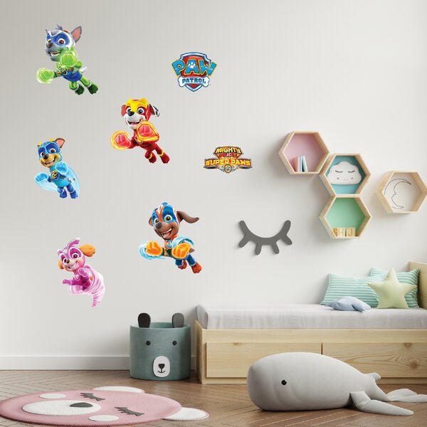 Samolepka na zeď "PAW Patrol - Mighty Pups"