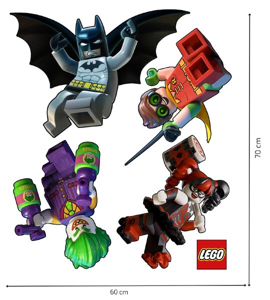 Samolepka na zeď "LEGO Batman" 60x70cm