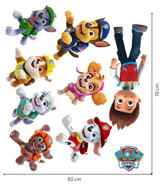Samolepka na zeď "PAW Patrol 5"