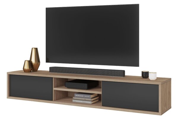 TV stolek Fiora 40 (dub olejovaný + antracit). Akce -9%