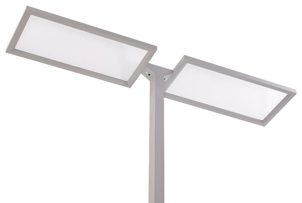 LED stojací lampa SCULPTOR se senzorem pohybu Kov Stříbrná