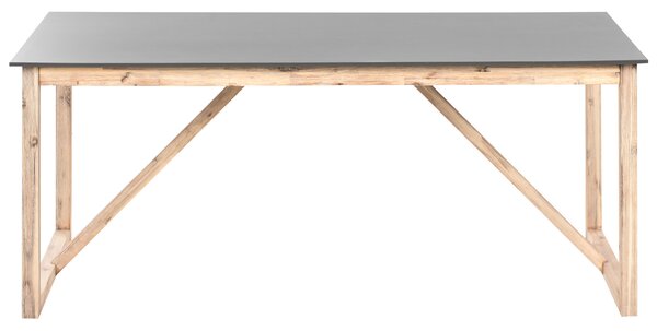 Zahradní jídelní stůl NOTTERI 180 cm 90 cm Beton Šedá