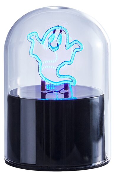 GLOW BALL Neonové světlo duch 10 cm - černá