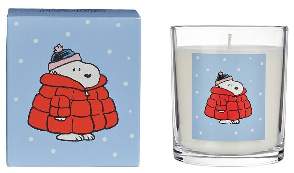 PEANUTS Vonná svíčka Snoopy v kabátku - sv. modrá