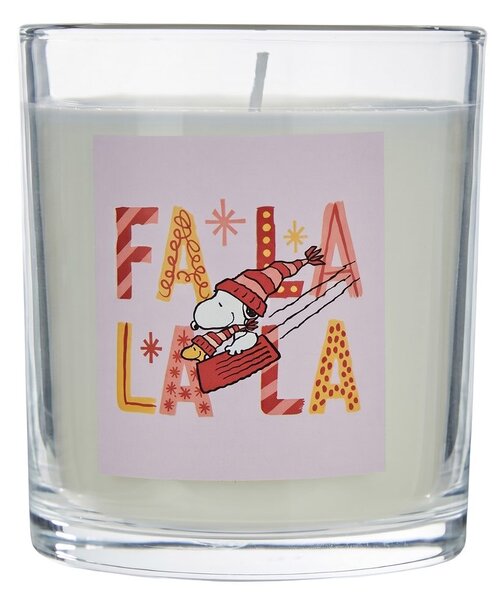 PEANUTS Vonná svíčka "FaLaLa" - růžová